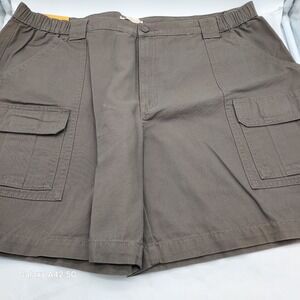 Savane Mens Hiking Shorts Brown Size 42 Cargo Pockets UPF 30 SWBS7083ZZ